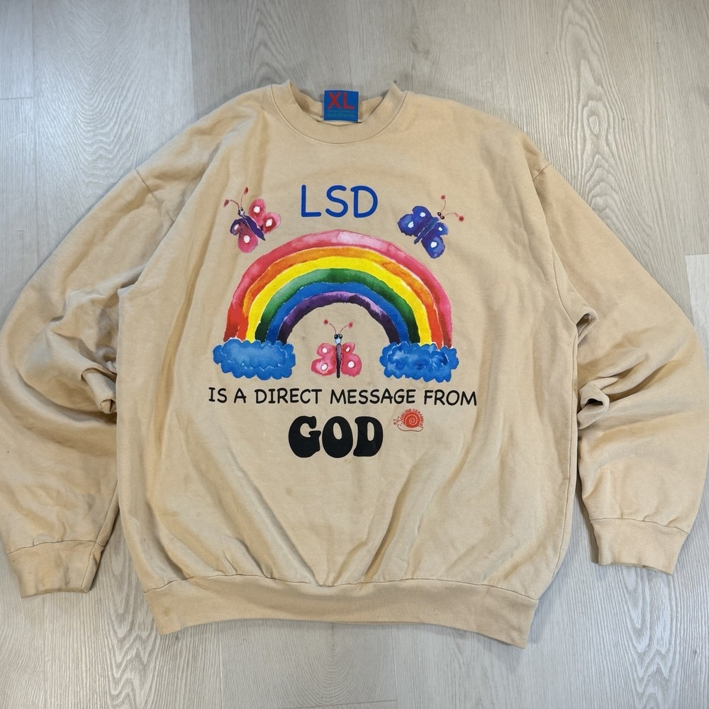 Online Ceramics Sweatshirt LSD Is A Direct Message From God Size XL